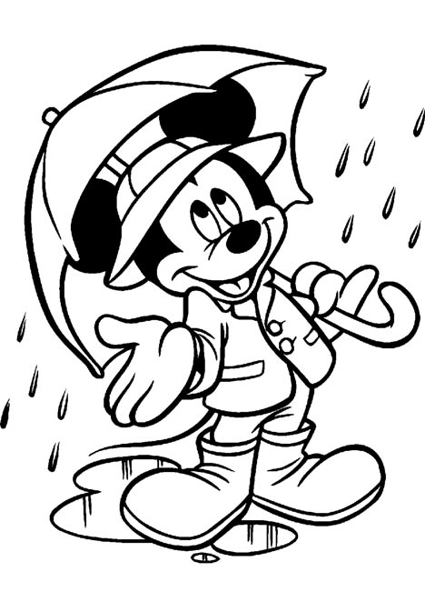 Desene De Colorat Mickey Mouse