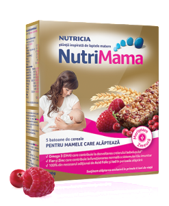 batoane NutriMama cu cereale si zmeura pentru mame care alapteaza