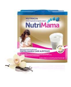 bautura NutriMama cu vanilie pentru mamele care alapteaza